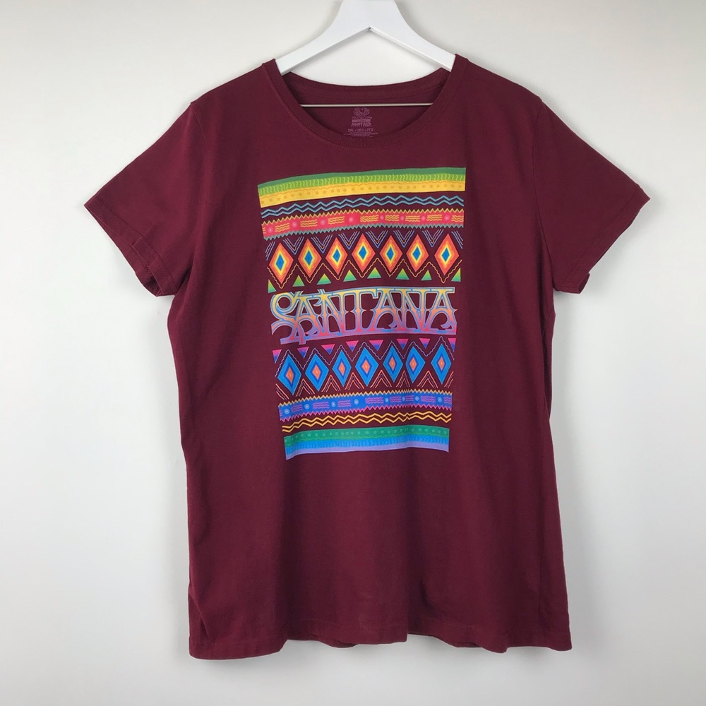 Santana Aztec/Tribal Inspired Short Sleeve T-Shirt
